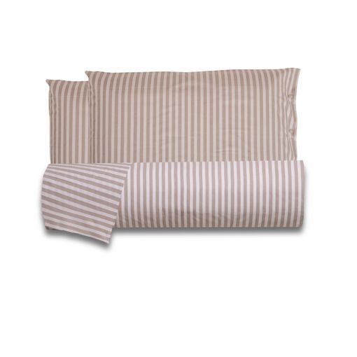 Juego Nórdico 3 Piezas 100% Algodón Cama De 150_160cm Ralla Mini Beige