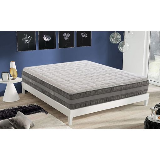 Colchón Enrollado HR Visco CARREFOUR HOME Supra 90x190 cm - Gris