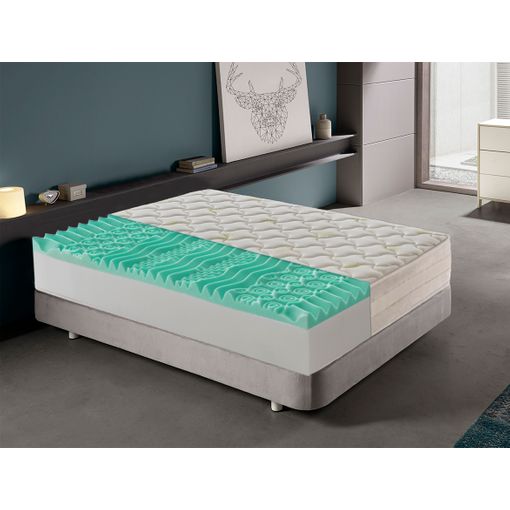 MaterassieDoghe - colchón 150x190 Memory Foam - 11 zonas de