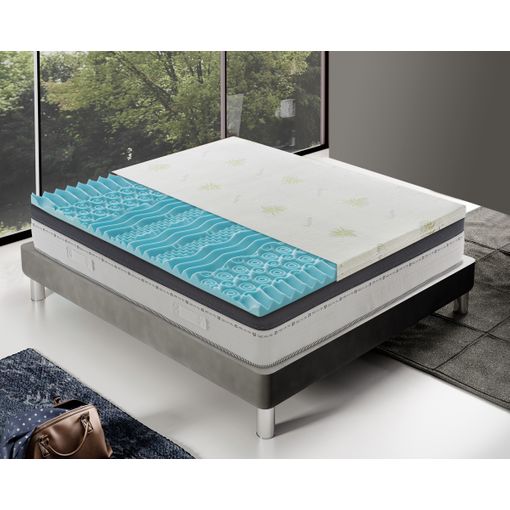 Topper para cama 1,35 viscoelastico de segunda mano por 90 EUR en Ourense  en WALLAPOP