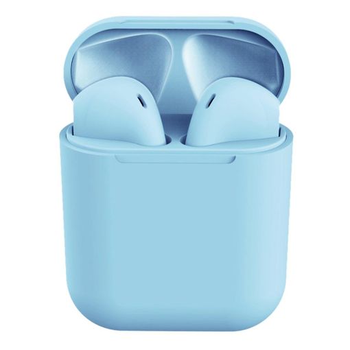 Auriculares Inalámbricos I12 Azules Bluetooth 5,0