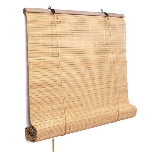 Persiana Bambú Marrón Claro (160x80 Cm)
