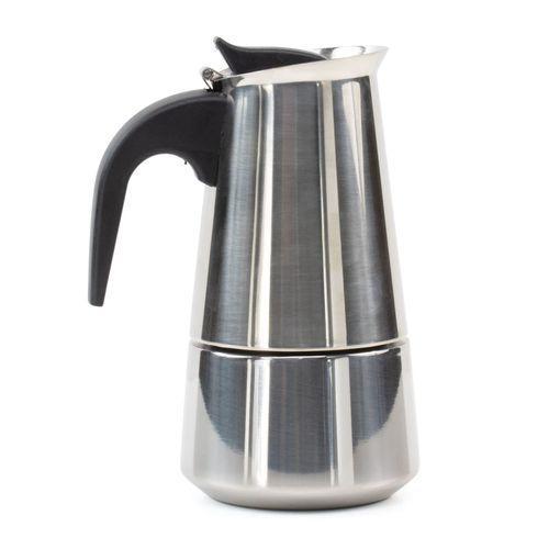 Cuperinox, Cafetera Inoxidable Deluxe, cafetera Italiana 4 Tazas, Cafetera  Italiana Inducción Acero Inoxidable, Mango Anti Quemaduras con Ofertas en  Carrefour