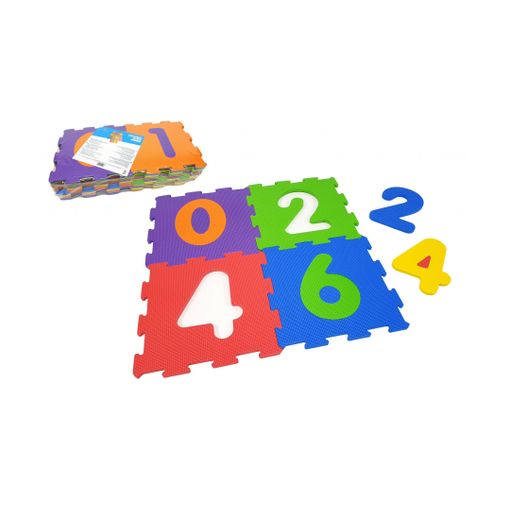 1417 Alfombra Puzzle Suave Con Letras 10 Piezas 29.5 X 29.5 X 8 Cm Colorida  con Ofertas en Carrefour