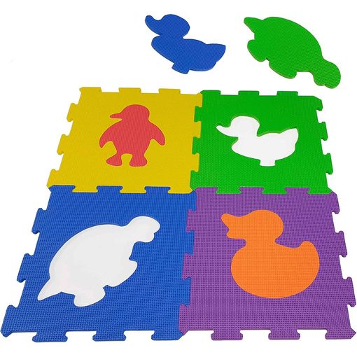 Alfombra Puzzle Animales Infantil 9 Piezas (30x30 Cm) con Ofertas Carrefour | Ofertas Carrefour Online
