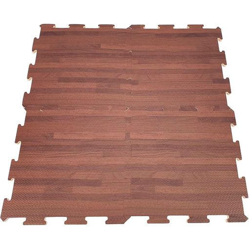 Alfombra Puzzle Parqué Madera Gris 4 Piezas (60x60 Cm) con Ofertas en  Carrefour