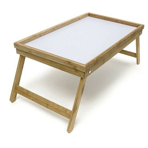 Bandeja De Cama Madera Desayuno Patas Plegables 44x27