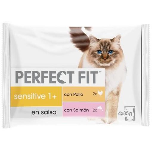 Perfect Fit Sensitive 4x85gr Comida Húmeda Para Gatos Esterilizados