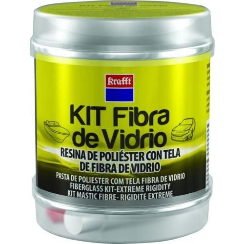 Kit Reparación Resina Poliester 750 Ml Con Endurecedor Y Fibra De Vidrio  con Ofertas en Carrefour