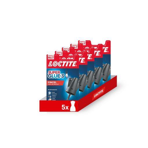 Pack De 5 Unidades Loctite Pegamento Multimaterial Adhesivo Con Pincel  Super Glue 3. Pegamento De Cianocrilato De Precisión Con Pincel De  Precisión con Ofertas en Carrefour