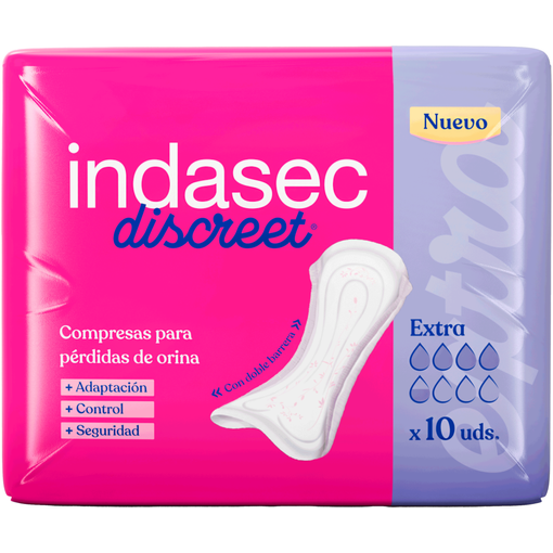 Indasec Compresas Dermoseda Extra 10 Unidades con Ofertas en Carrefour