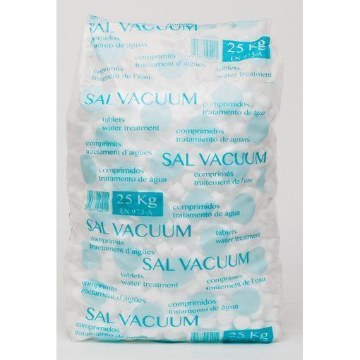 Sal vacuum compactada para descalcificador Saco 25 kg