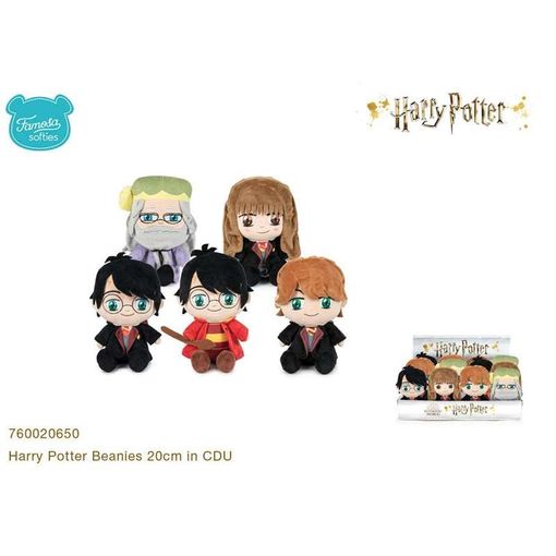 PLAY BY PLAY: Harry Potter Peluches Assortiment Harry, Hermion