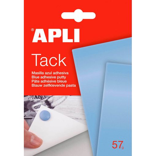 Blu tack masilla adhesiva blanco cuarteado original 57gr