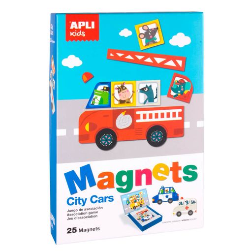 Juego De Magnets Apli Kids Coches con Ofertas en Carrefour