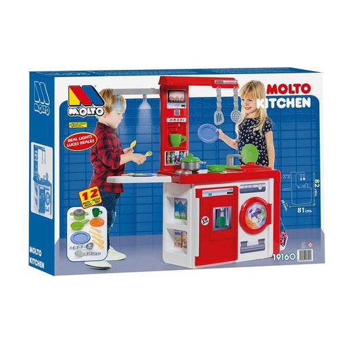 Kids House Set de Ollas de Juguete, Juego de Bateria para Niños y