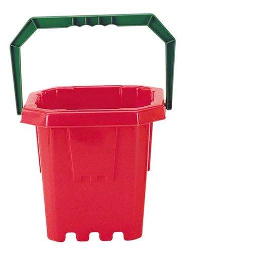 Cubo Con Asa Castle Rojo