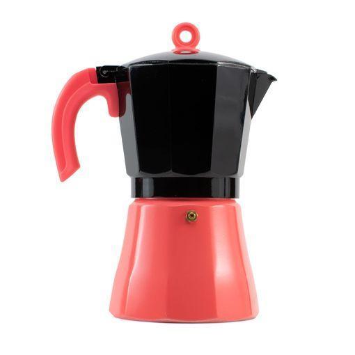 Cafetera Italiana Bicolor 12 Tazas - Rojo con Ofertas en Carrefour