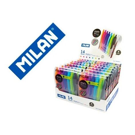 Estuche de Bolígrafos de Colores Milan P1 Silver