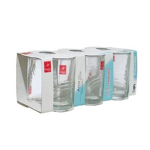 Set De 6 Vasos Flora Bormioli Rocco 26cl Verde con Ofertas en Carrefour