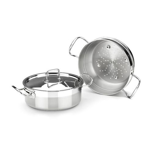 set de dos ollas para cocinar al vapor. - Compra venta en todocoleccion