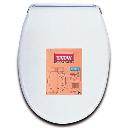 Tapa Wc Inodoro Polipropileno Blanco Bcn Tatay