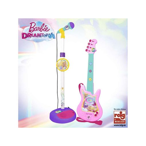 Claude Reig – Barbie Mattel Microphone et guitare (4400) : : Jeux  et Jouets