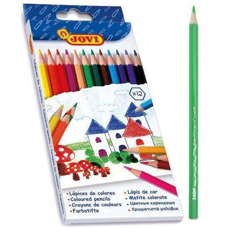 LAPICES DE COLORES FABER CASTELL C/ 12 COLORES HEXAGONAL MADERA REF