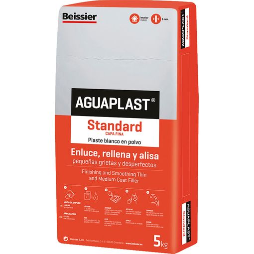 Beissier Aguaplast Masilla para madera (Nogal claro, 125 ml)