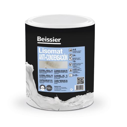 Pintura plástica anticondensación Lepanto - blanco mate texturado 750ml