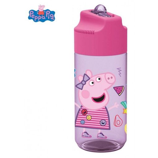 Tritan children's bottle PEPPA PIG, 620 ml., Pink