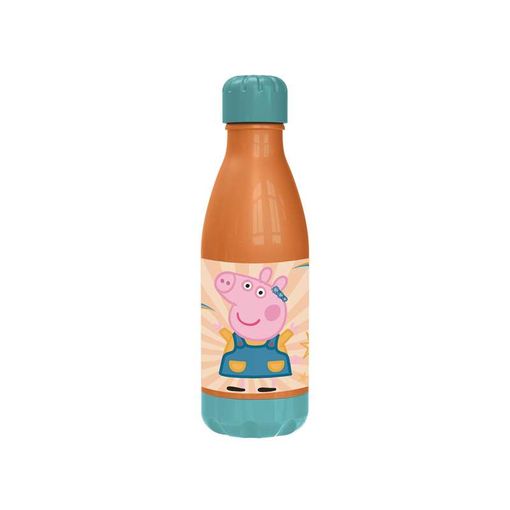 Botella de agua infantil reutilizable de aluminio de 530 ml de Peppa P