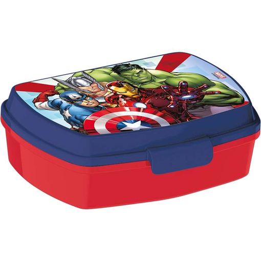 Los Vengadores, Sandwichera Para Niños Decorada - Fiambrera Infantil, Caja Para El Almuerzo Y Porta Merienda Para Colegio - Lonchera con Ofertas  en Carrefour