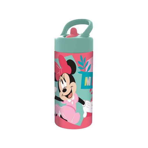 Minnie Mouse Stor Botella De Agua Deportiva Con Pajita Y Asa