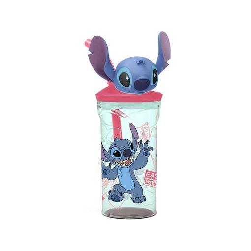 Vaso con pajita Stitch 