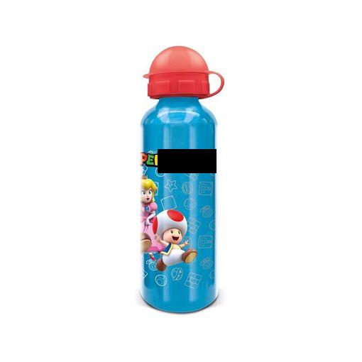 Super Mario Botella De Agua Infantil Reutilizable De Aluminio De