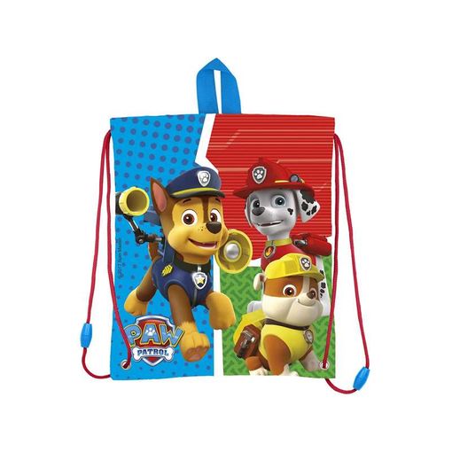 BONNYCO Mochila Infantil 3D, Estuche Escolar y Bolsa Merienda de Cuerdas – Patrulla  Canina