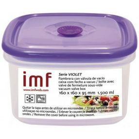 Imf Fiambrera Valvula De Vacio 160x160x95/1, 50 L 1, 5 L