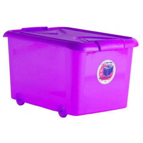 Caja Bajo Cama C/ruedas Lila - Plastiken - 11003lila - 60 L con Ofertas en  Carrefour