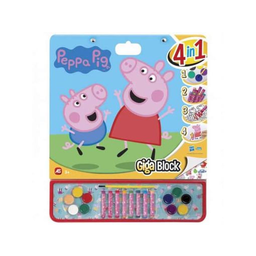 libro de pegatinas en ingles de peppa pig