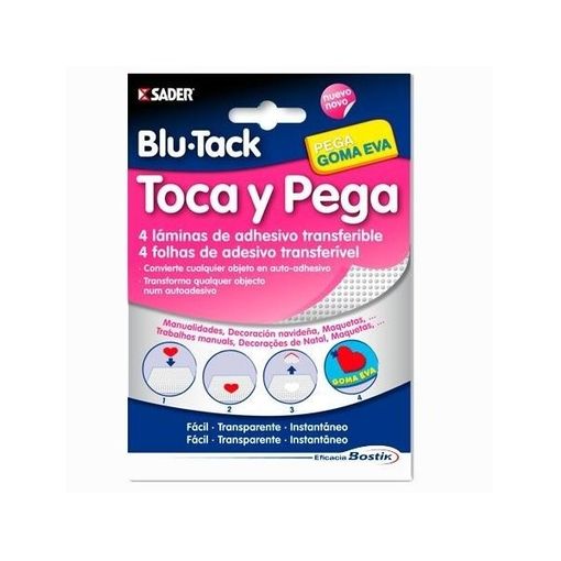 Blu Tack - Masilla adhesiva original (4 unidades)