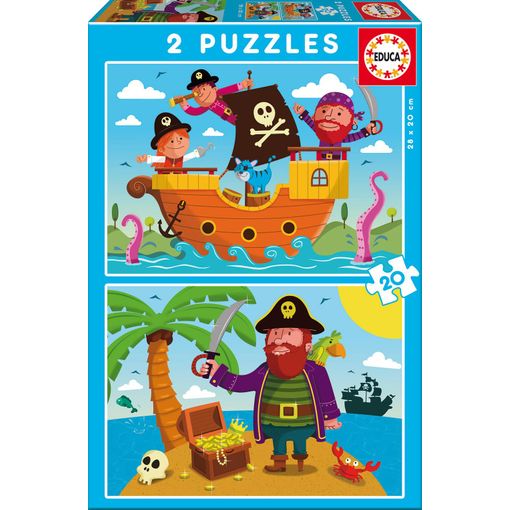 Puzzle Educa 2x20 Piratas