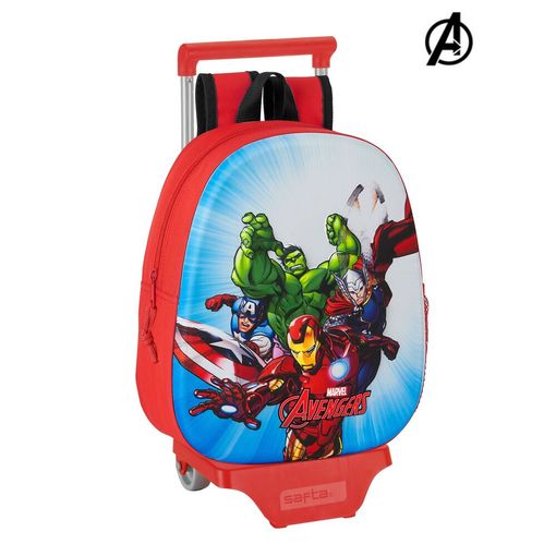 Mochila Escolar 3d Con Ruedas 705 The Avengers Rojo con Ofertas en Carrefour | Carrefour Online