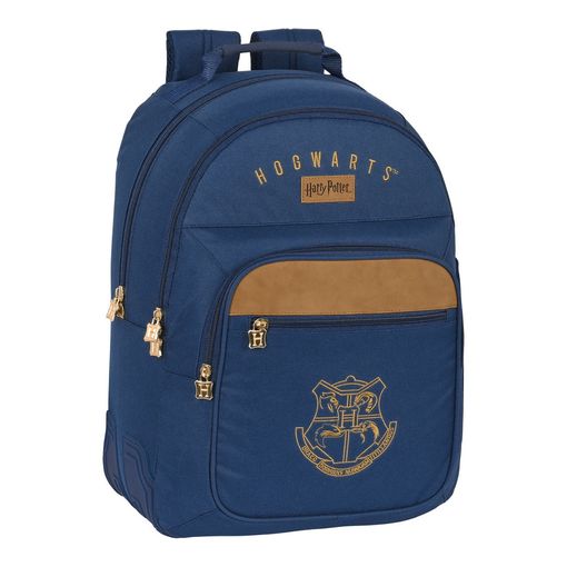 Mochila Escolar Harry Potter Magical Marrón Azul Marino (32 X 42 X 15 Cm)  con Ofertas en Carrefour