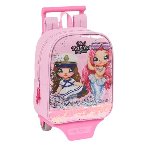 seda residuo arrojar polvo en los ojos Mochila Escolar Con Ruedas Na!na!na! Surprise Sparkles Rosa (22 X 28 X 10  Cm) con Ofertas en Carrefour | Ofertas Carrefour Online