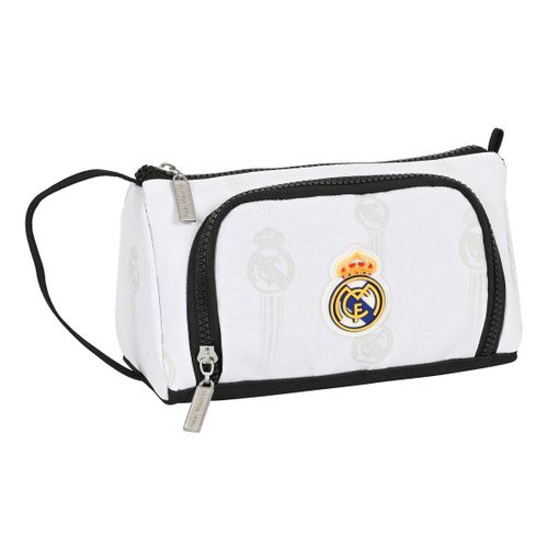 Estuche Escolar Real Madrid C.f. Negro Blanco (20 X 11 X 8.5 Cm) con  Ofertas en Carrefour