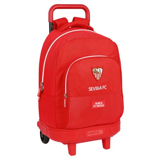 Mochila Escolar Con Ruedas Sevilla Fútbol Club Rojo (33 X 45 X 22 Cm) con  Ofertas en Carrefour