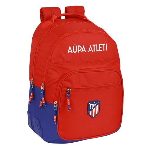 Mochila Escolar Con Ruedas Atlético Madrid Rojo Azul Marino (33 X 45 X 22  Cm) con Ofertas en Carrefour