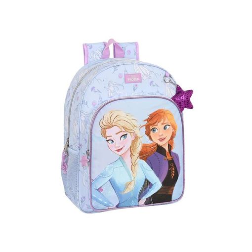 Safta Frozen - Mochila Escolar Niño, Mochila Niño, Mochila Infantil,  Adaptable A Carro, Ideal Para Niños En Edad Escolar, Cómoda Y Versátil,  Calidad Y Resistencia, 33x14x42 Cm, Color Lila con Ofertas en