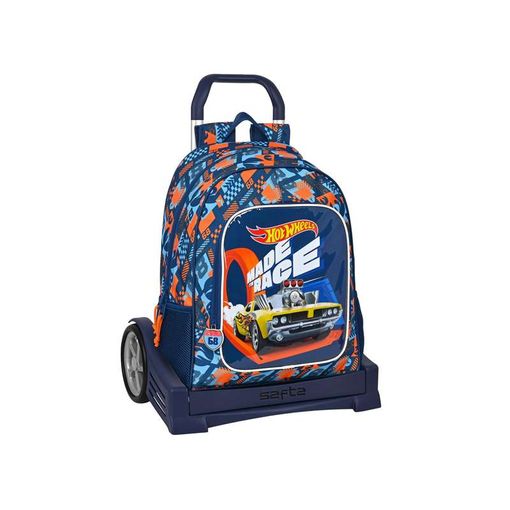 Safta Mochila Munich Retro Con Carro 16L Azul